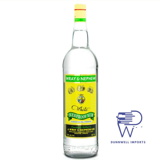 IMPORTED WRAY & NEPHEW WHITE OVERPROOF RUM 3 LITRE