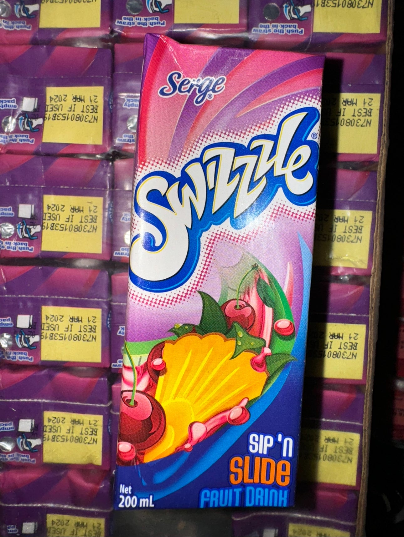 SWIZZLE JUICE SIP N’ SLIDE FLAVOUR 24x200ML