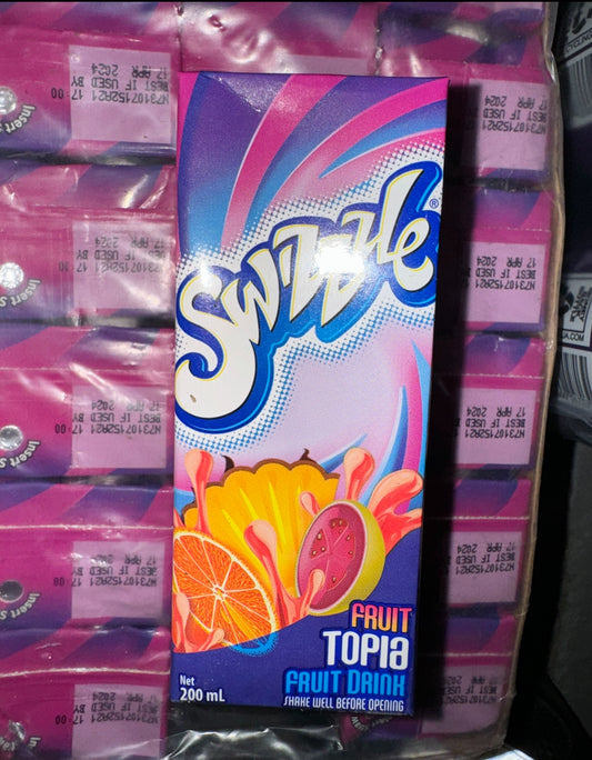 SWIZZLE JUICE FRUIT TOPIA FLAVOUR 24x200ML