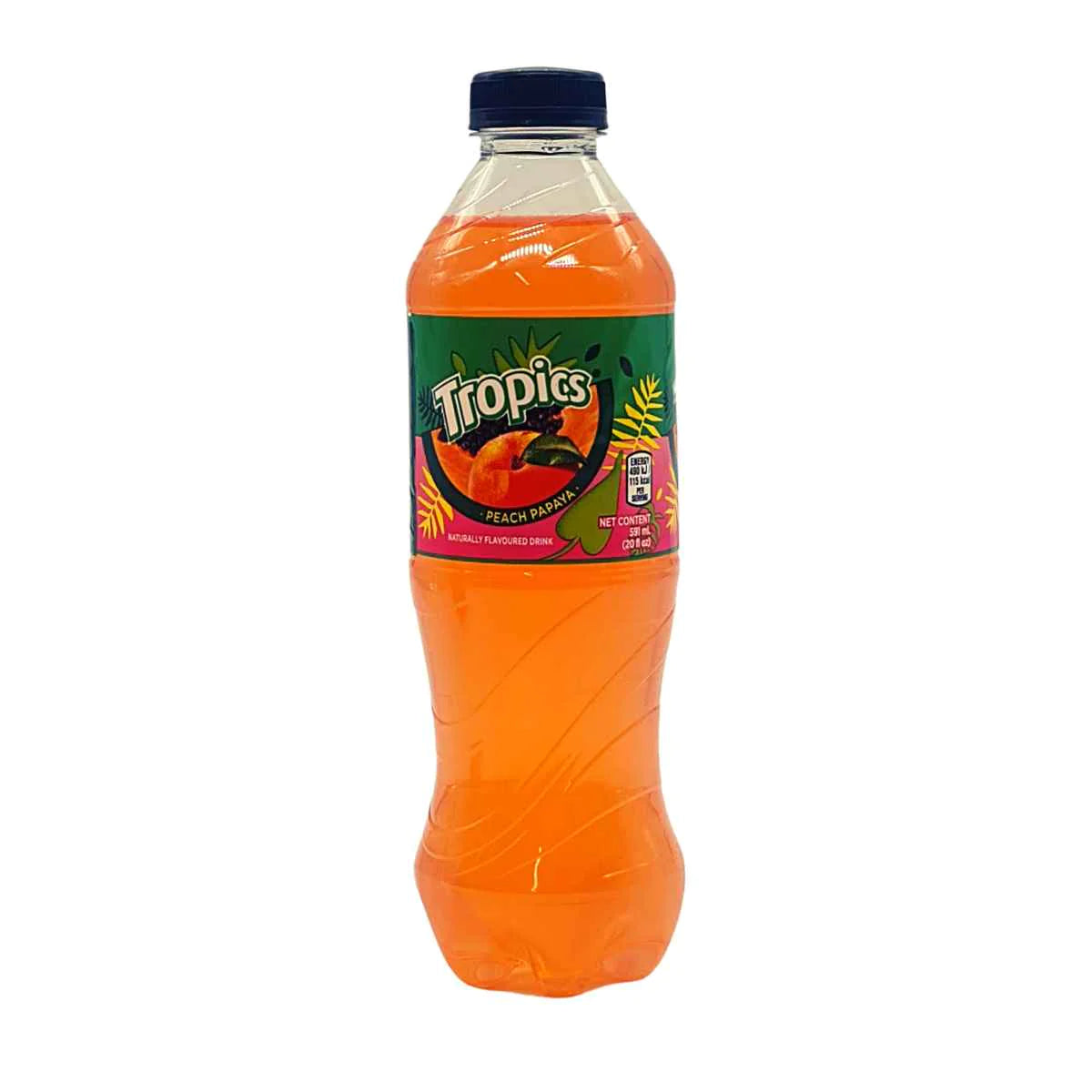 TROPICS JUICE PEACH PAPAYA 600ML